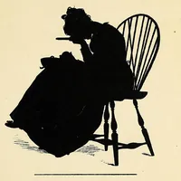 An illustration from The courtin' (1874)