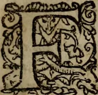 An illustration from The courtier of Count Baldessar Castilio : deuided into foure books : verie necessarie and profitable for young gentlemen and gentlewomen abiding in court, pallace, or place (1588)