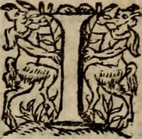 An illustration from The courtier of Count Baldessar Castilio : deuided into foure books : verie necessarie and profitable for young gentlemen and gentlewomen abiding in court, pallace, or place (1588)