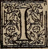 An illustration from The courtier of Count Baldessar Castilio : deuided into foure books : verie necessarie and profitable for young gentlemen and gentlewomen abiding in court, pallace, or place (1588)