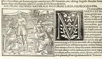 An illustration from C. Plinij Secundi Veronensis Historiae naturalis libri xxxvij (1513)