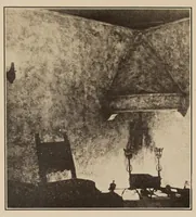 An illustration from Craftex : a permanent wall finish applied with a brush (1920)