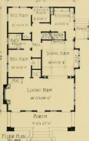 An illustration from Craftsman bungalows : a collection of the latest designs dedicated to the lover of a convenient home by Jud Yoho. (1912)