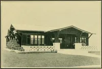 An illustration from Craftsman bungalows : a collection of the latest designs dedicated to the lover of a convenient home by Jud Yoho. (1912)