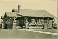 An illustration from Craftsman bungalows : a collection of the latest designs dedicated to the lover of a convenient home by Jud Yoho. (1912)