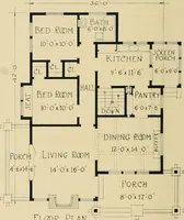 An illustration from Craftsman bungalows : a collection of the latest designs dedicated to the lover of a convenient home by Jud Yoho. (1912)