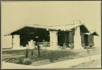 An illustration from Craftsman bungalows : a collection of the latest designs dedicated to the lover of a convenient home by Jud Yoho. (1912)