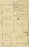 An illustration from Craftsman bungalows : a collection of the latest designs dedicated to the lover of a convenient home by Jud Yoho. (1912)