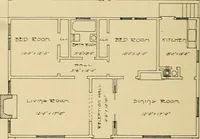 An illustration from Craftsman bungalows : a collection of the latest designs dedicated to the lover of a convenient home by Jud Yoho. (1912)