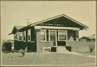 An illustration from Craftsman bungalows : a collection of the latest designs dedicated to the lover of a convenient home by Jud Yoho. (1912)