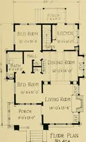 An illustration from Craftsman bungalows : a collection of the latest designs dedicated to the lover of a convenient home by Jud Yoho. (1912)