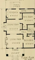 An illustration from Craftsman bungalows : a collection of the latest designs dedicated to the lover of a convenient home by Jud Yoho. (1912)