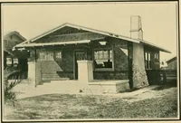 An illustration from Craftsman bungalows : a collection of the latest designs dedicated to the lover of a convenient home by Jud Yoho. (1912)