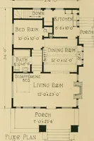 An illustration from Craftsman bungalows : a collection of the latest designs dedicated to the lover of a convenient home by Jud Yoho. (1912)