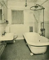 An illustration from Craftsman bungalows : a collection of the latest designs dedicated to the lover of a convenient home by Jud Yoho. (1912)