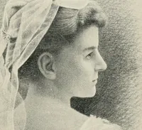 An illustration from Crayon portraiture; complete instructions for making crayon portraits on crayon paper and on platinum, silver, and bromide enlargements, also directions for the use of transparent liquid water colors and for making French crystals (1892)