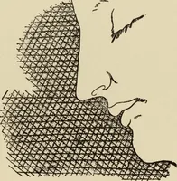 An illustration from Crayon portraiture; complete instructions for making crayon portraits on crayon paper and on platinum, silver, and bromide enlargements, also directions for the use of transparent liquid water colors and for making French crystals (1892)