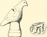 An illustration from Cretan pictographs and prae-Phoenician script. With an account of a sepulchral deposit at Hagios Onuphrios near Phaestos in its relation primitive Cretan and Aegean culture (1895)