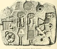 Picture 72 of 76 from Cretan pictographs and prae-Phoenician script. With an account of a sepulchral deposit at Hagios Onuphrios near Phaestos in its relation primitive Cretan and Aegean culture (1895), leaf 145