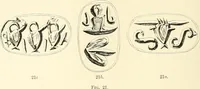An illustration from Cretan pictographs and prae-Phoenician script. With an account of a sepulchral deposit at Hagios Onuphrios near Phaestos in its relation primitive Cretan and Aegean culture (1895)