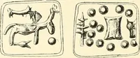 An illustration from Cretan pictographs and prae-Phoenician script. With an account of a sepulchral deposit at Hagios Onuphrios near Phaestos in its relation primitive Cretan and Aegean culture (1895)