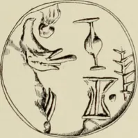 An illustration from Cretan pictographs and prae-Phoenician script : with an account of a sepulchral deposit at Hagios Onuphrios near Phaestos in its relation to primitive Cretan and Aegean culture (1895)