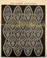 Picture 5 of 10 from The crochet book, seventeenth series, containing the prize medal antimacassars in raised crochet (1870), leaf 33