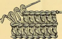 An illustration from Crochet series. No. 1-5 (1883)