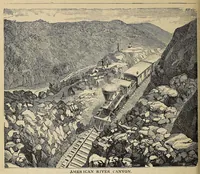 An illustration from Crofutt's new Overland tourist, and Pacific Coast guide ... over the Union, Kansas, Central and Southern Pacific Railroads, their branches and connections, by rail, water and stage .. (1883)
