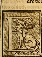 An illustration from Cronica del muy valeroso rey don Fernando, visnieto del sancto rey don Fernádo que gano a Seuilla : Nieto del rey dõ Alonso que fue par [?] emperador, [?] hizo el libro de las Sicte partidas y fue hijo del rey dõ Sancho el B[?]auo : Cuyas cronicas estan impressas : [?] y fue padre del rey dõ Alõso Onzeno q gano las Algeziras : Y abuelo del rey don Pedro : Cuyas cronicas tambie estan impressas : Este es el rey don Fernado que dizen que murio emplazado de los Caruajales (1554)