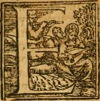 An illustration from Cronica del muy valeroso rey don Fernando, visnieto del sancto rey don Fernádo que gano a Seuilla : Nieto del rey dõ Alonso que fue par [?] emperador, [?] hizo el libro de las Sicte partidas y fue hijo del rey dõ Sancho el B[?]auo : Cuyas cronicas estan impressas : [?] y fue padre del rey dõ Alõso Onzeno q gano las Algeziras : Y abuelo del rey don Pedro : Cuyas cronicas tambie estan impressas : Este es el rey don Fernado que dizen que murio emplazado de los Caruajales (1554)