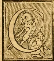 An illustration from Cronica del muy valeroso rey don Fernando, visnieto del sancto rey don Fernádo que gano a Seuilla : Nieto del rey dõ Alonso que fue par [?] emperador, [?] hizo el libro de las Sicte partidas y fue hijo del rey dõ Sancho el B[?]auo : Cuyas cronicas estan impressas : [?] y fue padre del rey dõ Alõso Onzeno q gano las Algeziras : Y abuelo del rey don Pedro : Cuyas cronicas tambie estan impressas : Este es el rey don Fernado que dizen que murio emplazado de los Caruajales (1554)
