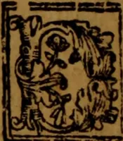 An illustration from Cronica del rey don Rodrigo con la destruycion de España : y como los moros la ganaron (1587)