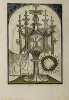 Picture 2 of 3 from Cronick von dem hochwirdigen vnd loblichen heyltum auff dẽ heyligen Perg Andechs genant In obern Bayren, leaf 8
