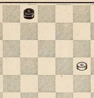An illustration from Cross opening, games of draughts (1878)