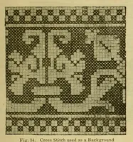An illustration from Cross-stitch embroidery (1899)