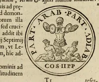 An illustration from Crux triumphans et gloriosa, libris sex : ad sacrae et profanae historiae lucem, et Christianae pietatis augmentum vtilissimis (1617)