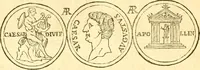 An illustration from C. Suetonius Tranquillus ex recensione Joannis Georgii Graevii ... : accedunt notae selectiores aliorum (1708)