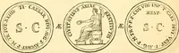 An illustration from C. Suetonius Tranquillus ex recensione Joannis Georgii Graevii ... : accedunt notae selectiores aliorum (1708)