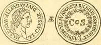 An illustration from C. Suetonius Tranquillus ex recensione Joannis Georgii Graevii ... : accedunt notae selectiores aliorum (1708)