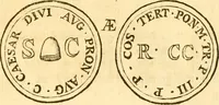 An illustration from C. Suetonius Tranquillus ex recensione Joannis Georgii Graevii ... : accedunt notae selectiores aliorum (1708)