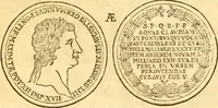 An illustration from C. Suetonius Tranquillus ex recensione Joannis Georgii Graevii ... : accedunt notae selectiores aliorum (1708)