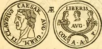 An illustration from C. Suetonius Tranquillus ex recensione Joannis Georgii Graevii ... : accedunt notae selectiores aliorum (1708)
