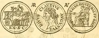 An illustration from C. Suetonius Tranquillus ex recensione Joannis Georgii Graevii ... : accedunt notae selectiores aliorum (1708)