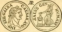 An illustration from C. Suetonius Tranquillus ex recensione Joannis Georgii Graevii ... : accedunt notae selectiores aliorum (1708)