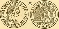 An illustration from C. Suetonius Tranquillus ex recensione Joannis Georgii Graevii ... : accedunt notae selectiores aliorum (1708)