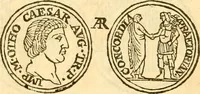 An illustration from C. Suetonius Tranquillus ex recensione Joannis Georgii Graevii ... : accedunt notae selectiores aliorum (1708)