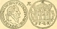 An illustration from C. Suetonius Tranquillus ex recensione Joannis Georgii Graevii ... : accedunt notae selectiores aliorum (1708)