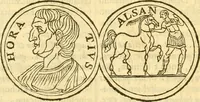 An illustration from C. Suetonius Tranquillus ex recensione Joannis Georgii Graevii ... : accedunt notae selectiores aliorum (1708)