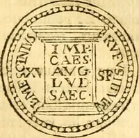 An illustration from C. Suetonius Tranquillus ex recensione Joannis Georgii Graevii ... : accedunt notae selectiores aliorum (1708)